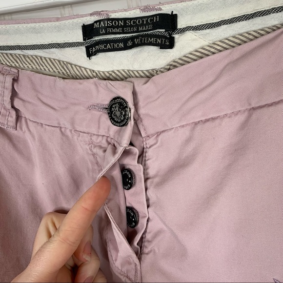 Maison Scotch Star Embroidered Chino Pants Size 29 x 32 - Picture 6 of 13